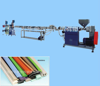 PVC/EPDM封边条挤出机 封边条挤出生产线